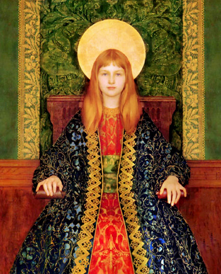 Child Enthroned by Cooper Gotch