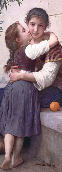 A Little Coaxing: William Bouguereau: edited by jessica