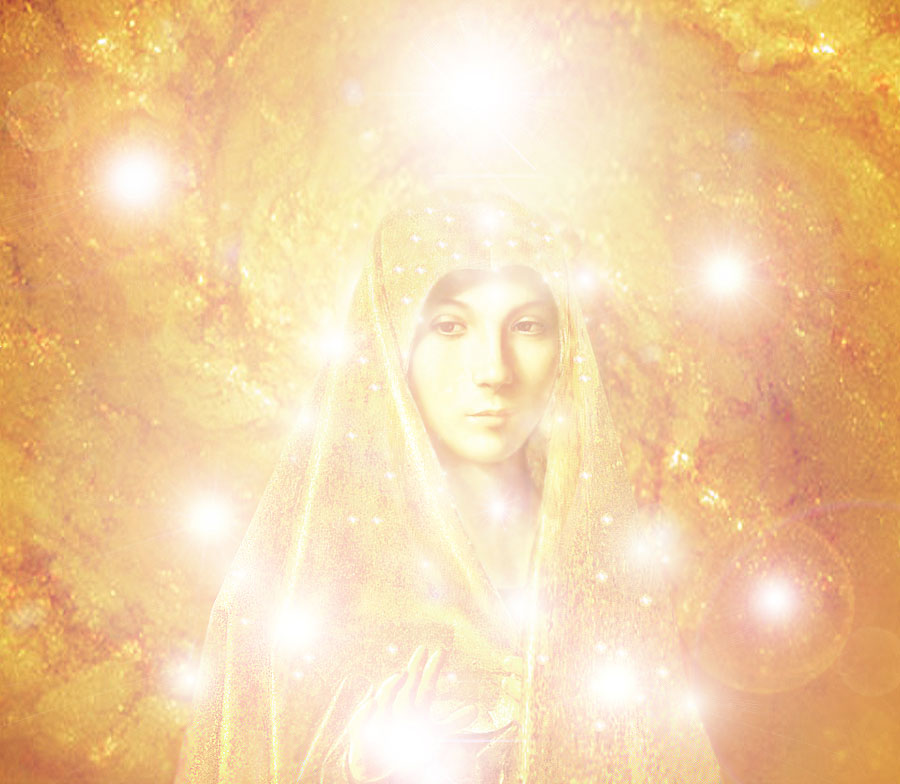 Mother of the Stars: Virgin Annunciate by Antonello da Messina adapted by jessika