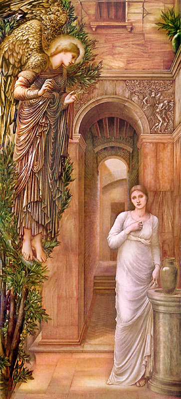 The Annuciation: Burne_Jones