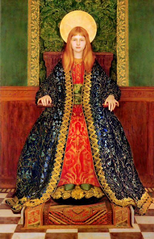 Child Enthroned by Cooper Gotch