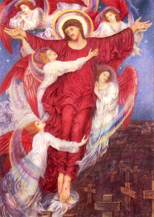 The Red Cross by Evelyn De Morgan