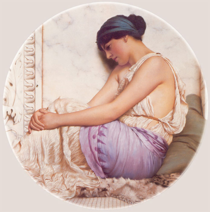 A Grecian Girl: John William Godward